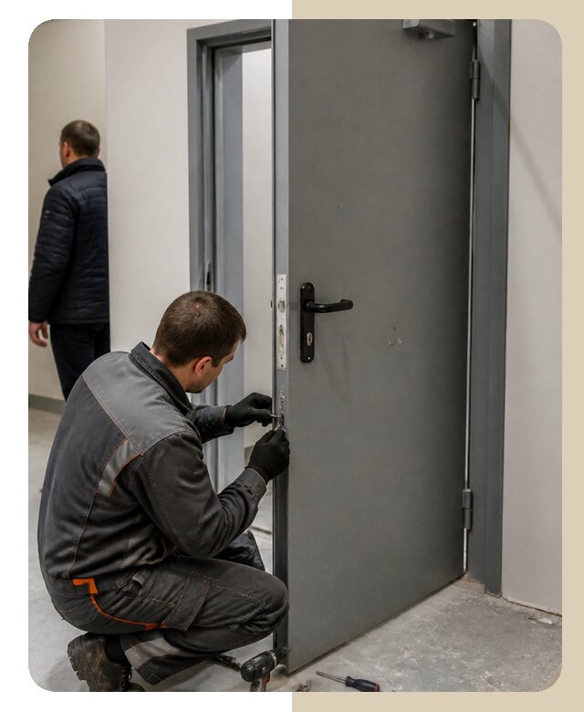 Ремонт противопожарной двери в Красногорске по цене 6605 р. | ДвериЛегко-Крр